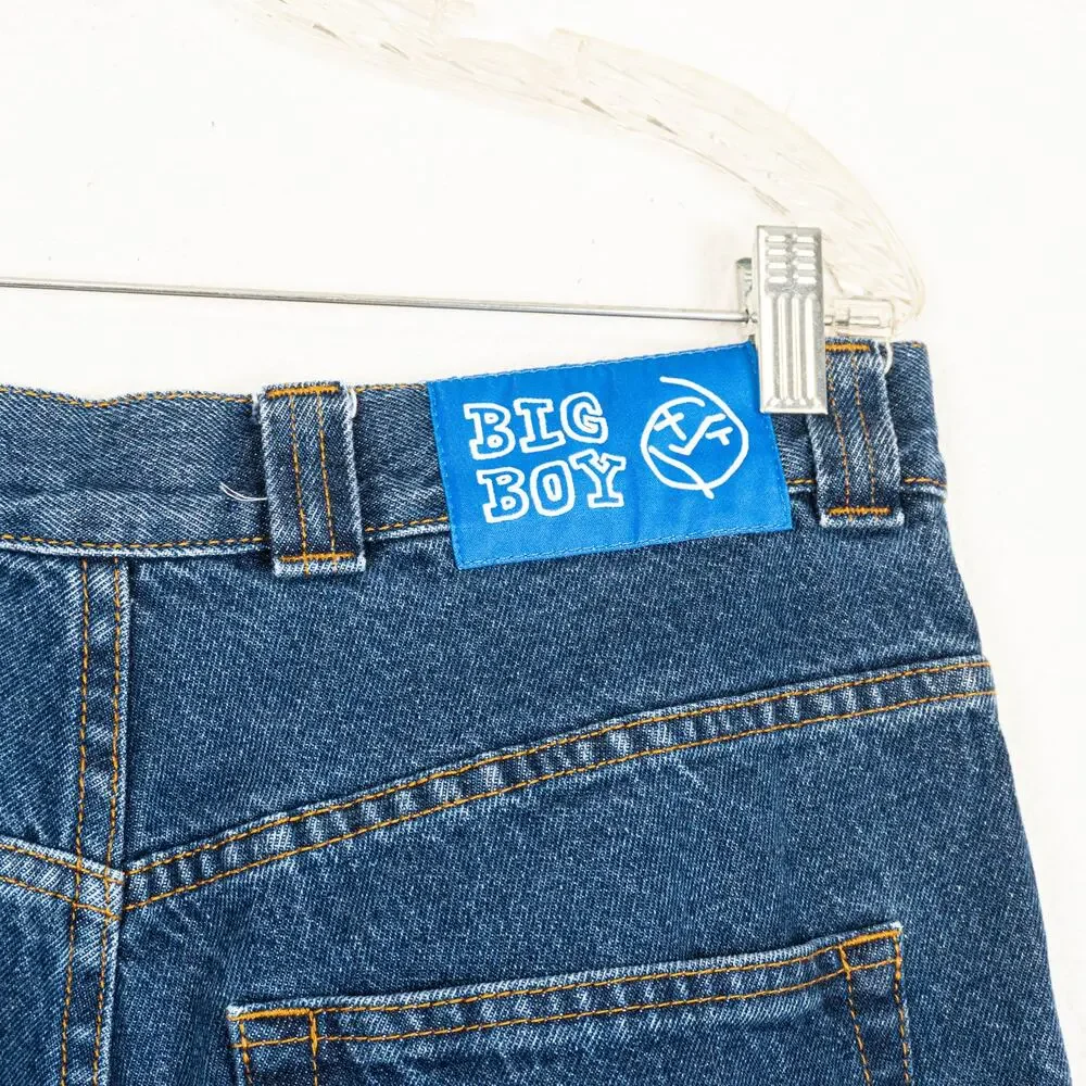 POLAR SKATE CO. Big Boy Pant Jeans Dark Blue size Medium